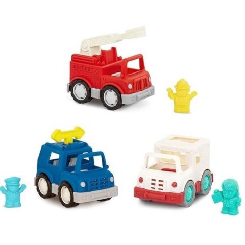 SET DE MINI VEHÍCULOS EMERGENCIAS