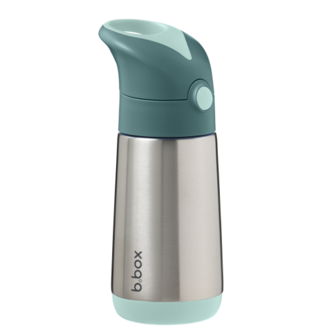 BOTELLA TÉRMICA PAJITA 350ML EMERALD FOREST