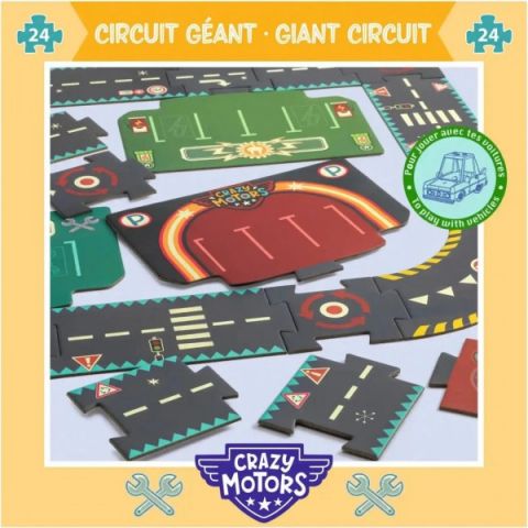 PUZZLE CRAZY MOTORS CIRCUIT DE VILLE