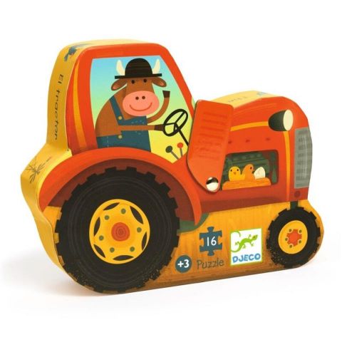 PUZZLE SILUETA EL TRACTOR 
