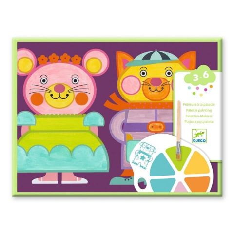 PINTURA CON PALETA LOS MOFLETUDOS