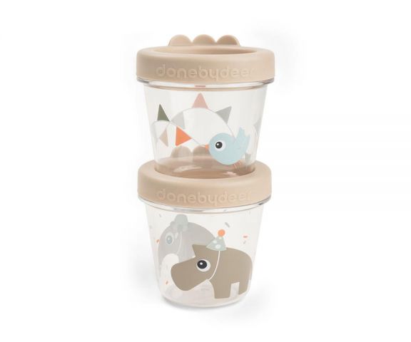 PACK 2 RECIPIENTES COMIDA BEBÉ CELEBRATION ARENA