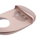 SET BABEROS DE SILICONA RINOCERONTE ROSA 