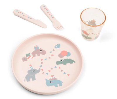 VAJILLA CELEBRATION ROSA