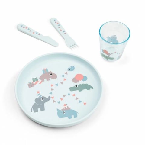 VAJILLA CELEBRATION AZUL