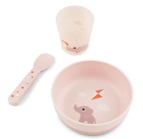 SET VAJILLA PLAYGROUND ROSA