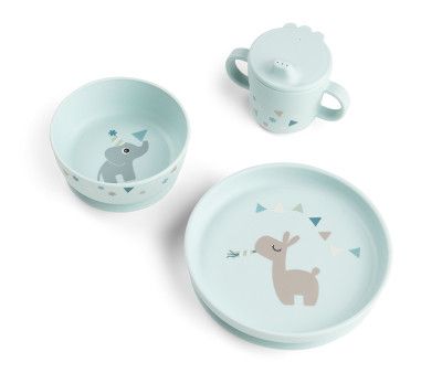 VAJILLA CON VENTOSA CELEBRATION AZUL