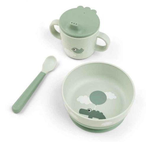 SET VAJILLA HAPPY CLOUDS VERDE