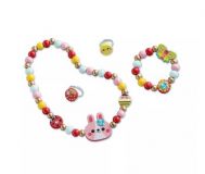 4 JOYAS DE MADERA FLOWER GARDEN