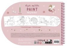 LIBRO ACUARELAS COLOREAR FAIRY GARDEN