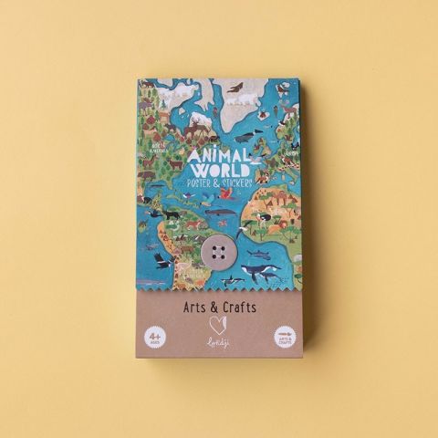 PEGATINAS Y POSTER  ANIMAL WORLD