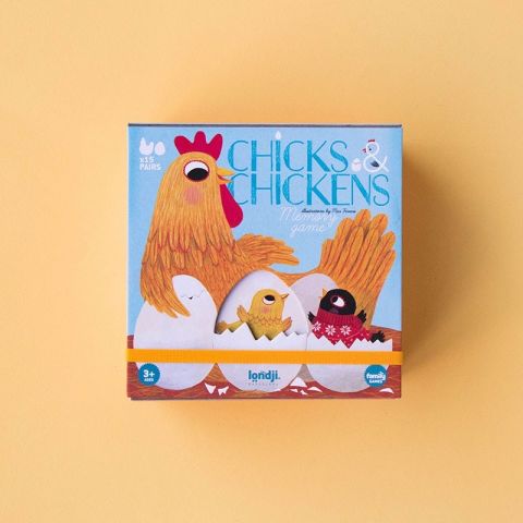 JUEGO MEMORY CHICKS & CHICKENS