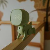 RELOJ DESPERTADOR ROBOT DINO VERDE 
