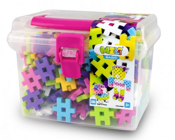 CONSTRUCCIÓN MELI BOX PASTEL 250 PCS