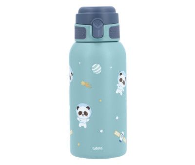 BOTELLA DE ACERO TÉRMICA PANDAS IN SPACE 500 ML