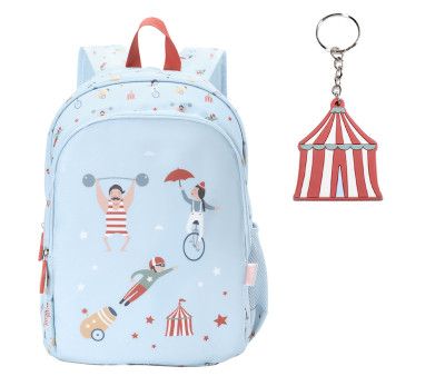 MOCHILA MEDIANA CIRCUS SHOW + LLAVERO