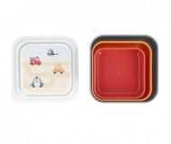 3 CAJAS ALMUERZO CITY CARS