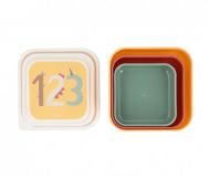 3 CAJAS ALMUERZO FUNNY LETTERS