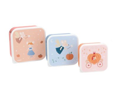 3 CAJAS ALMUERZO MOUSE FAIRIES