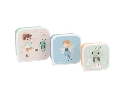 3 CAJAS ALMUERZO THE WOODEN BOY