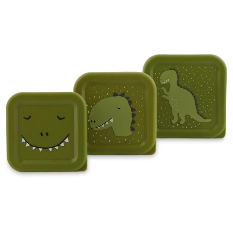 SET 3 FIAMBRERAS DINO TRIXIE