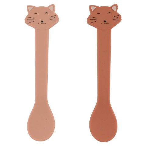 CUCHARAS GATO SILICONA 2 UDS TRIXIE