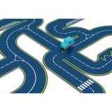 CIRCUITO DE COCHES REVERSIBLE + 2 VEHÍCULOS 