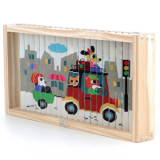 PUZZLE EN CAJA MADERA TRASPORTES 