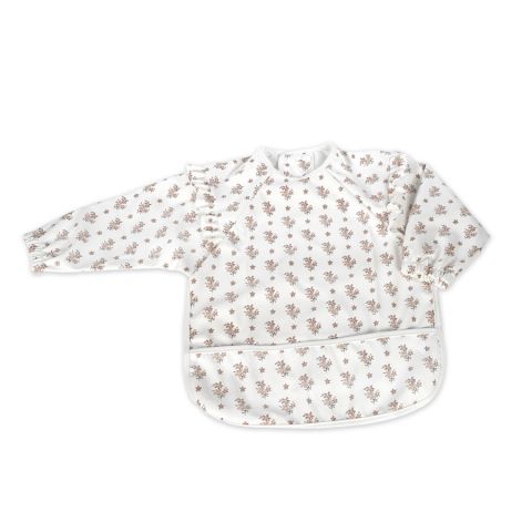 BABERO CON MANGAS BOTTON FLOWERS