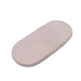 FUNDA COLCHÓN CUCO VICHY MUSELINA PRALINÉ MOKA