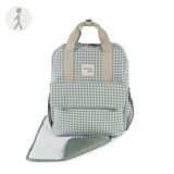 MOCHILA VICHY VERDE