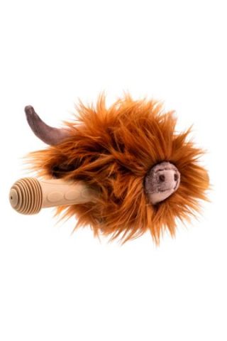 CABEZA VACA CON CUERNOS PELUCHE WILD SOFT